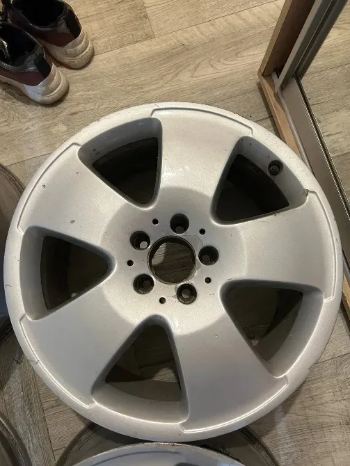 Оригинальные диски Mercedes R18 5x112 с датчиками давления (W221, W212, Vito и др.) Бендеры - изображение 2