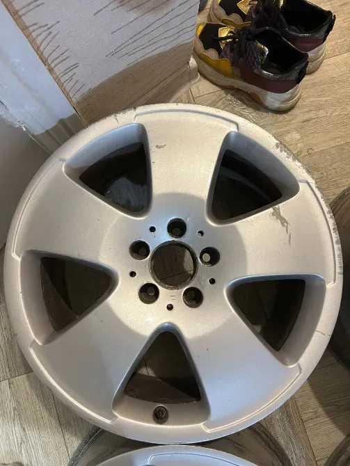 Оригинальные диски Mercedes R18 5x112 с датчиками давления (W221, W212, Vito и др.) Бендеры - изображение 5