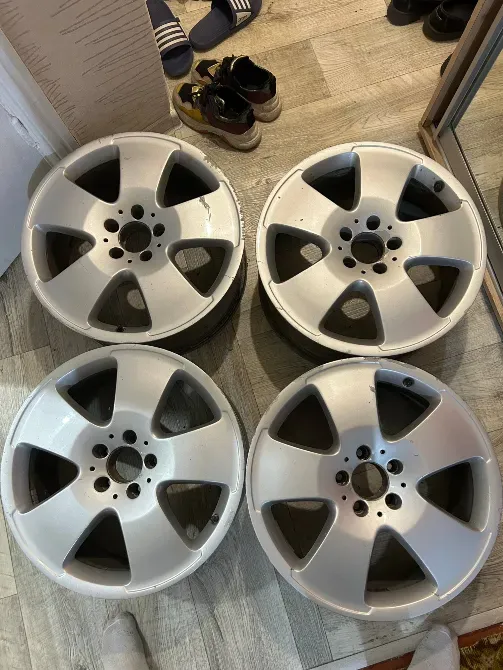 Оригинальные диски Mercedes R18 5x112 с датчиками давления (W221, W212, Vito и др.) Бендеры - изображение 6